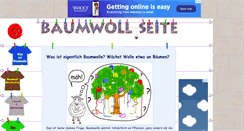 Desktop Screenshot of baumwoll-seite.de